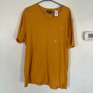 NWT Men’s Express mustard yellow tee large